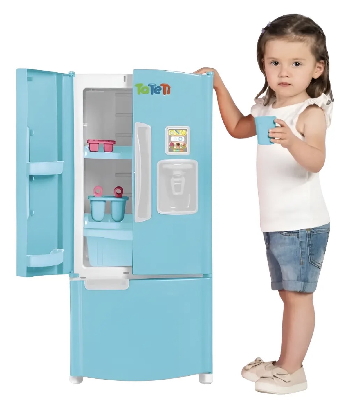 Heladera FrostFun Celeste Calesita - Imagen 2
