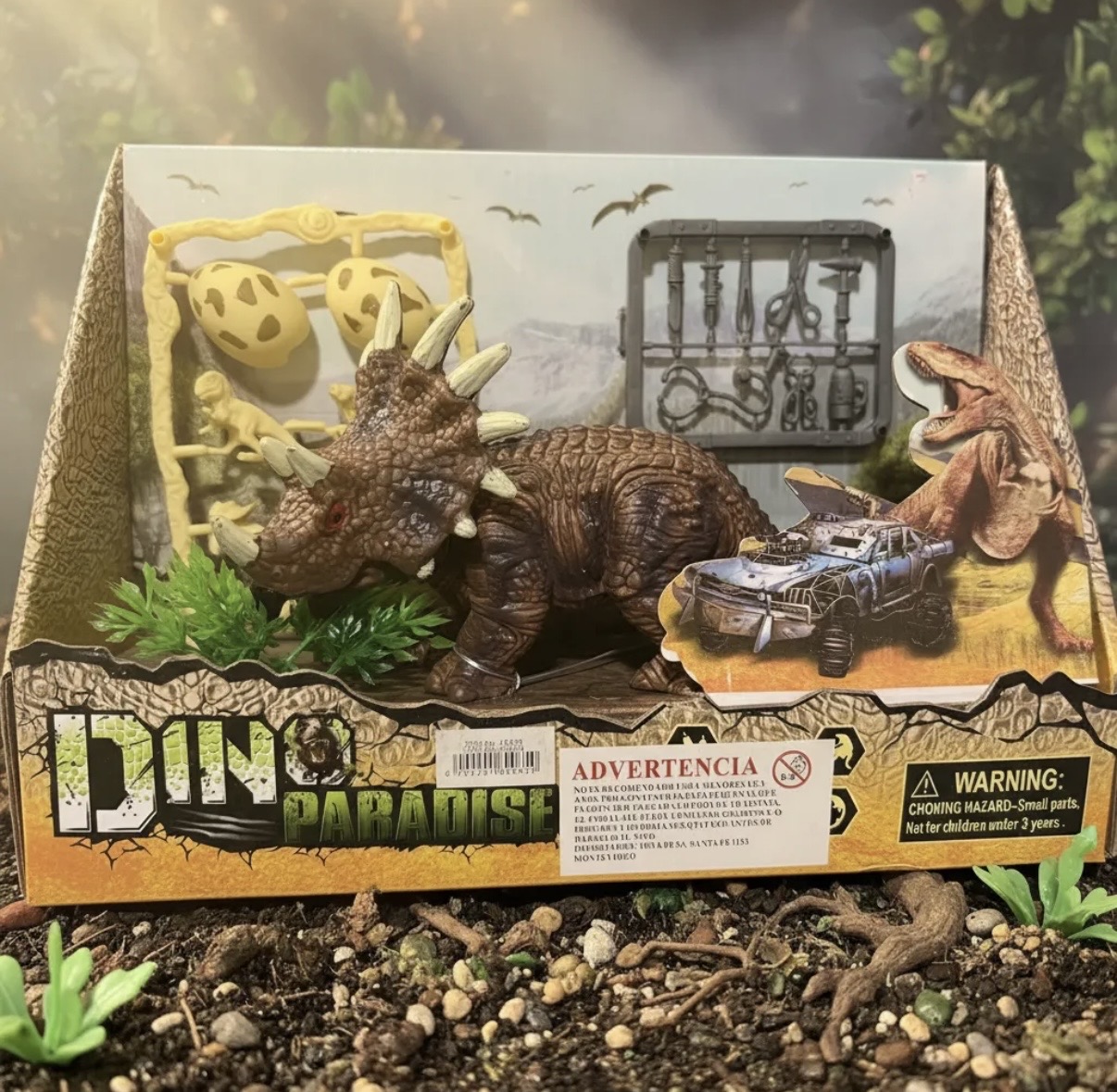 Dinosaurio Con Accesorios