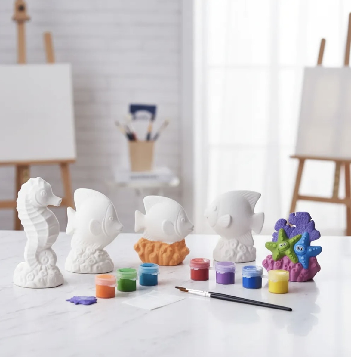 Juego formas con Yeso para Pintar Acuaticos - Imagen 3