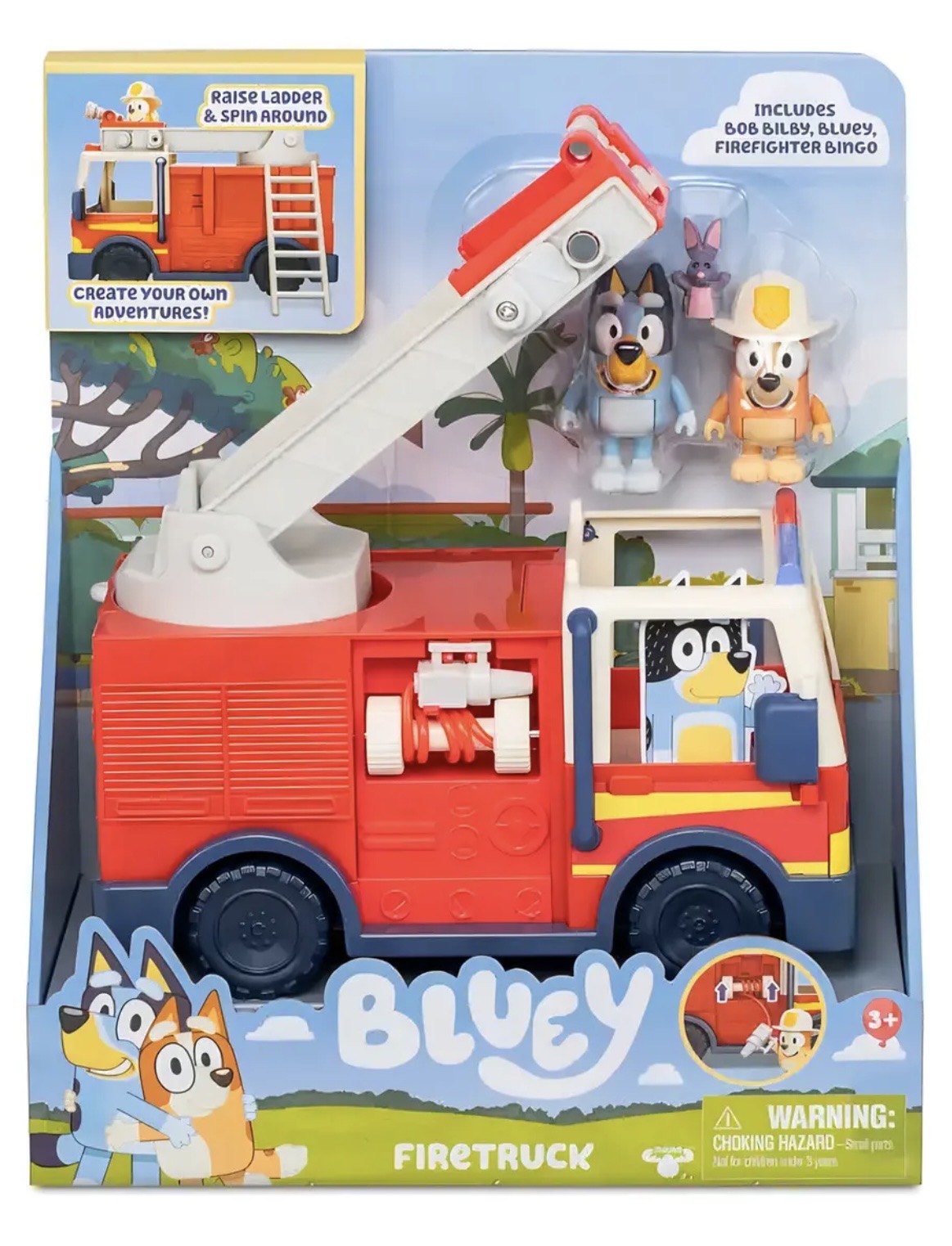 Bluey Set Camión Bomberos