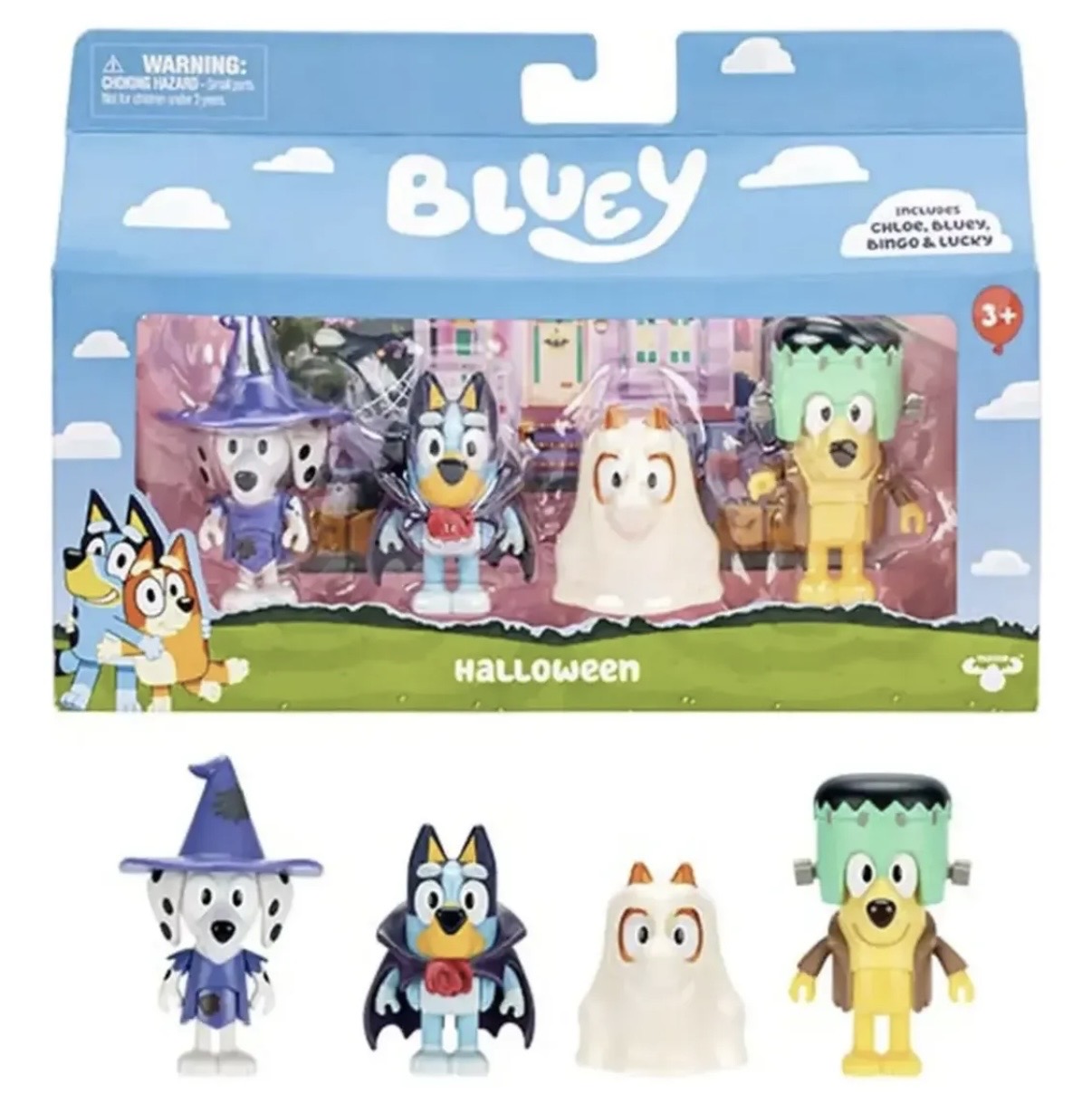 Bluey Set Familia Halloween
