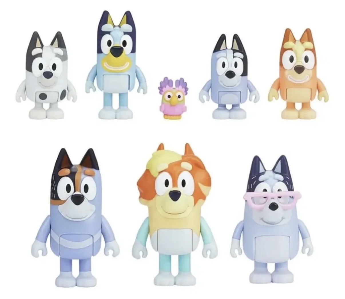Bluey Set Famila Completa x 8 Figuras