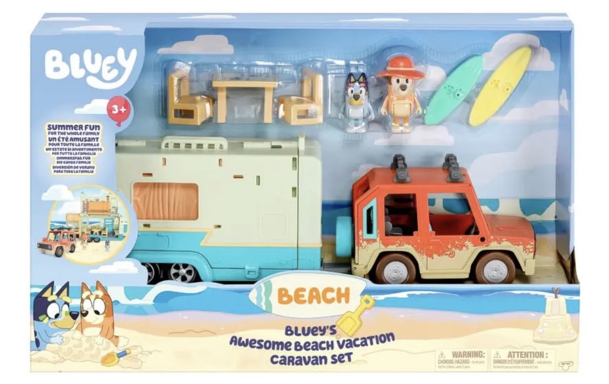 Bluey Set Familia Caravana de Vacaciones