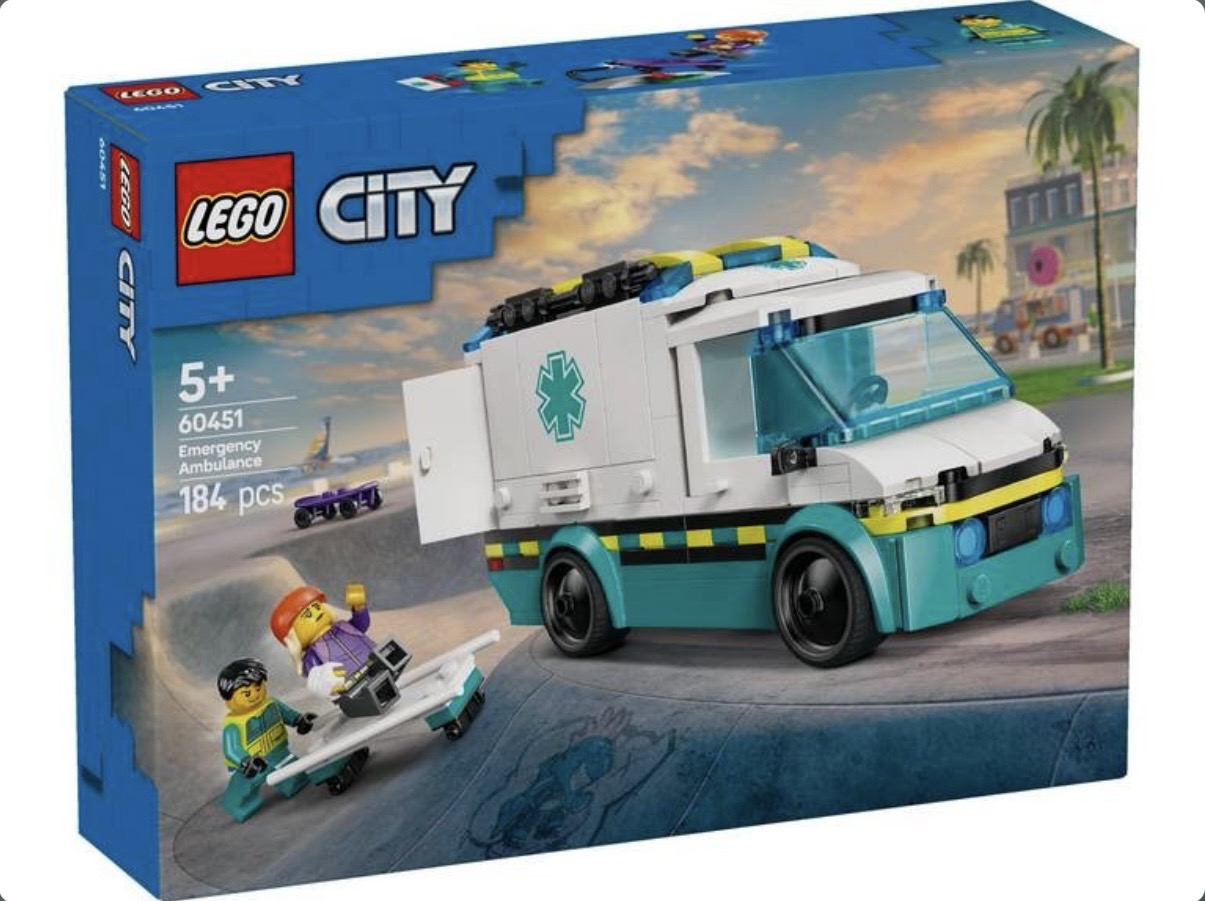 Lego City Ambulancia 60451 5+ - Imagen 2