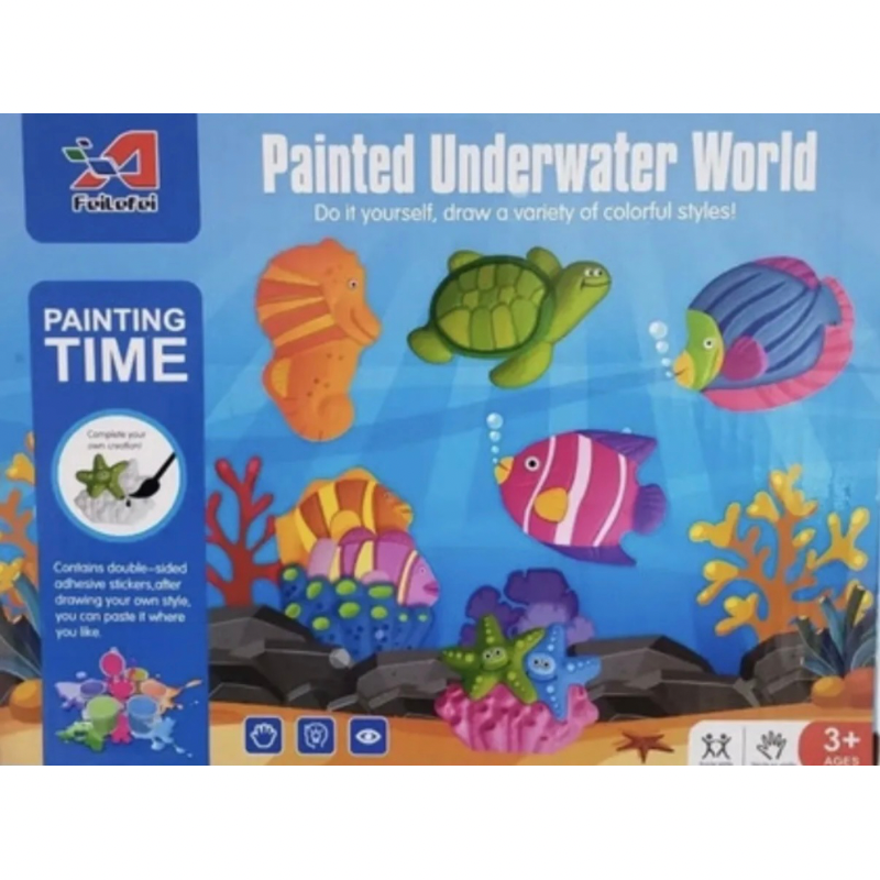 Juego formas con Yeso para Pintar Acuaticos