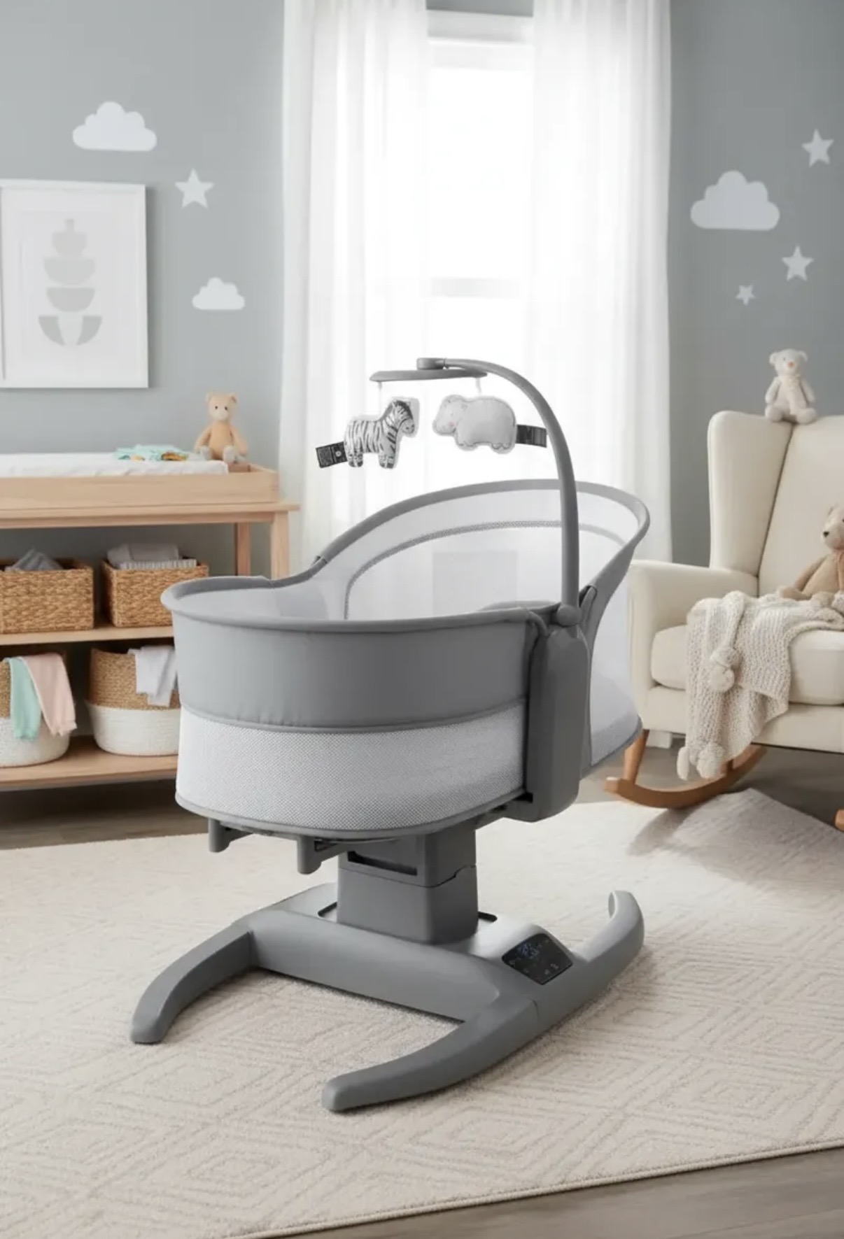 Cuna Mecedora Automática Para Bebé Mastela