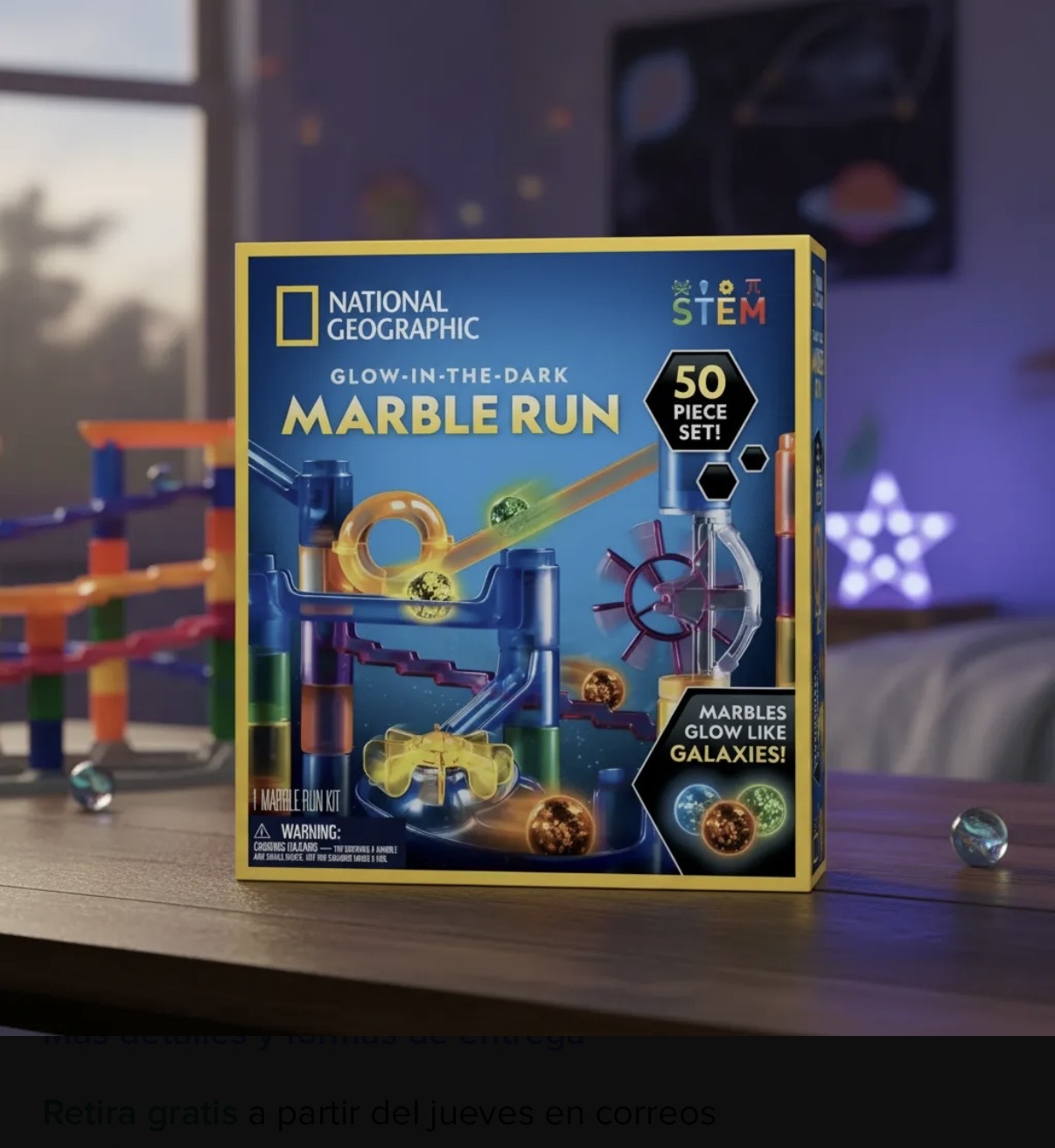 Juego de Ciencias Canicas Mágicas National Geographic