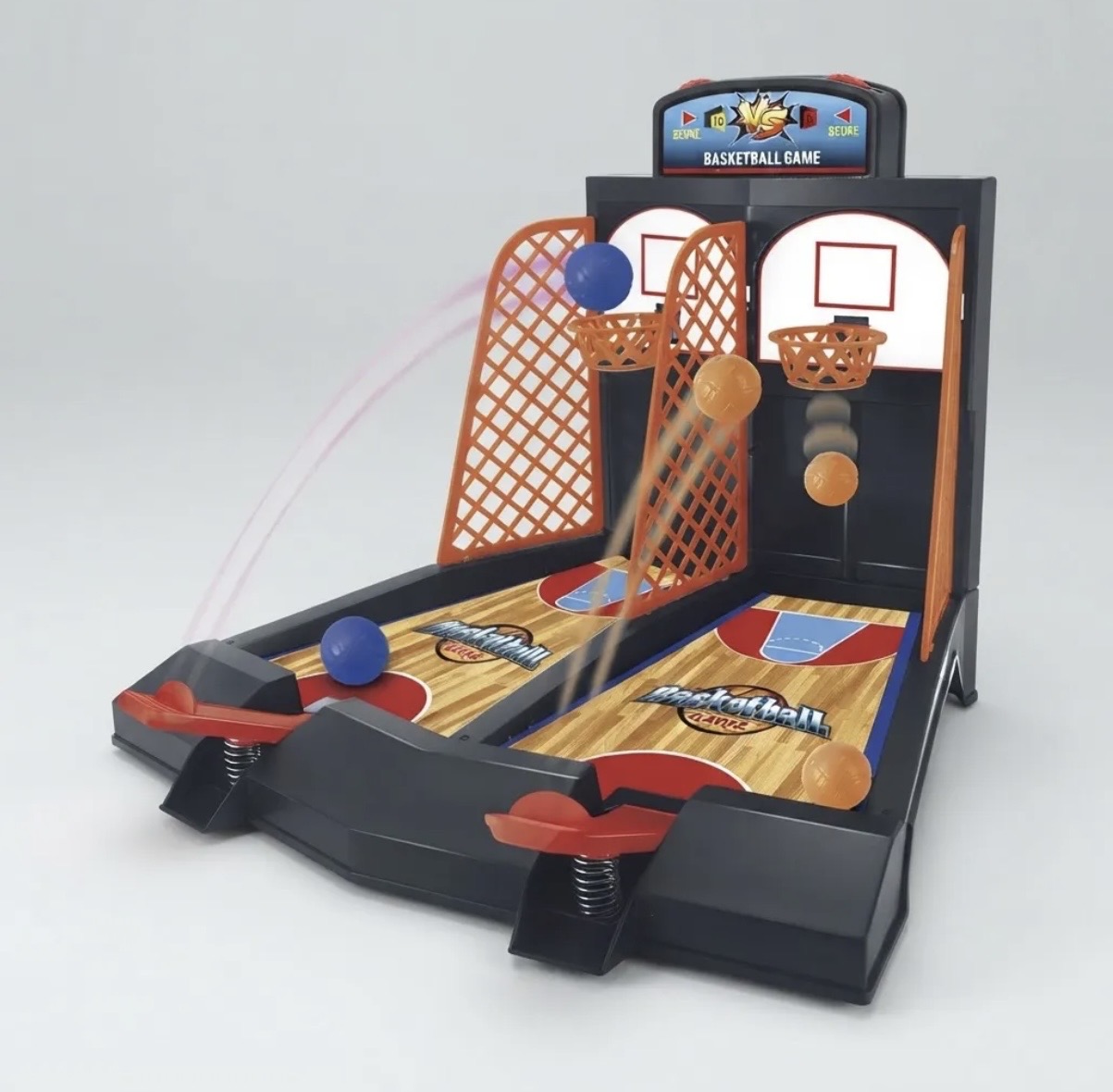 Juego Basket de Mesa con 2 Lanzadores