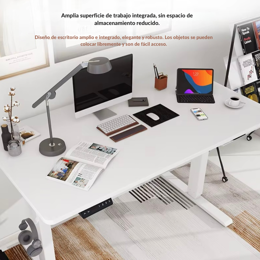 Escritorio Con Altura Regulable Eléctrico 1,20x60 - Imagen 3