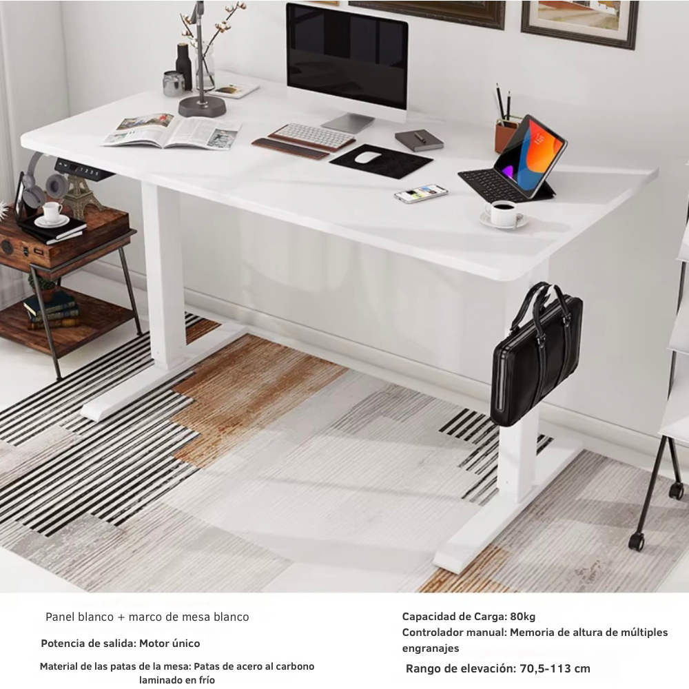 Escritorio Con Altura Regulable Eléctrico 1,20x60